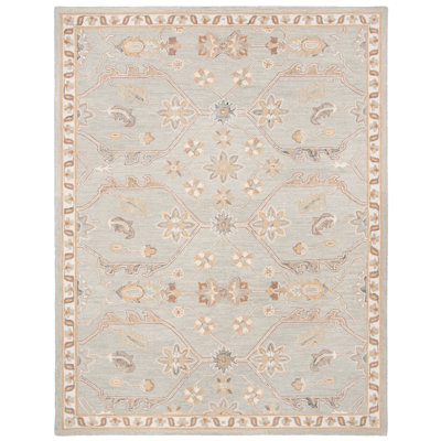 Airlie Slate Beige Hand-Tufted Wool Oriental Rug