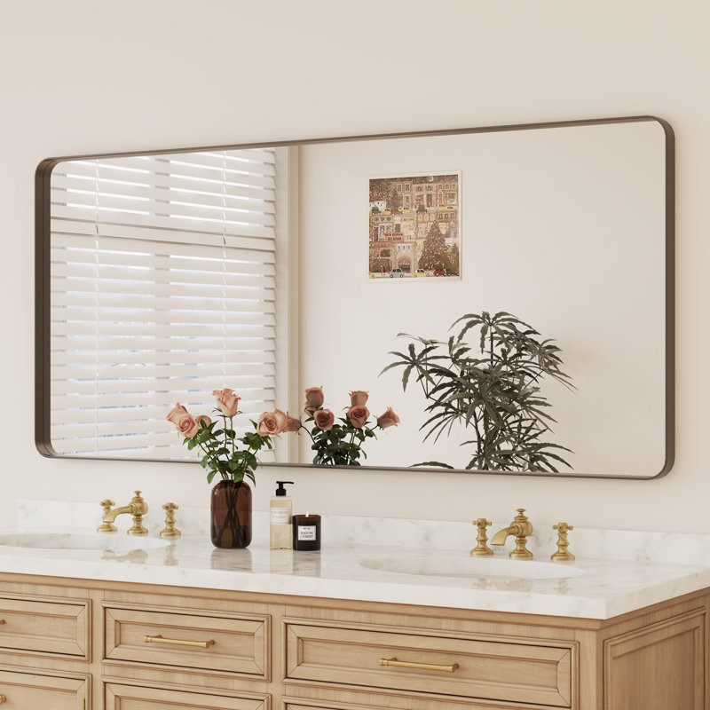 Miroir de salle de bain sur mesure, 72 po x 32 po