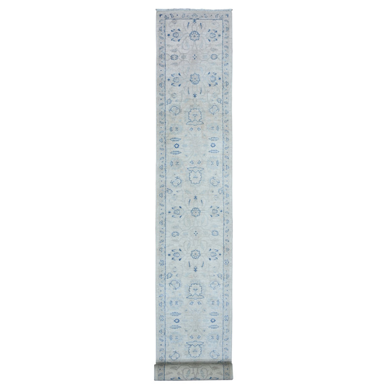 Tapis de couloir nouvel âge en laine 2 pi 6 po x 19 pi 5 po Taven