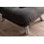 Élégant canapé-lit 1 place en tissu de lin gris foncé 28,0 po x 27,6 po x 15,7 po | Structure 100% métal, facile à nettoyer | Dossier multi-positions pour le lit, la détente et la position assise | Rembourrage en fibre de silicone 400 g / m², supportant jusqu'à 220 lb-124712552