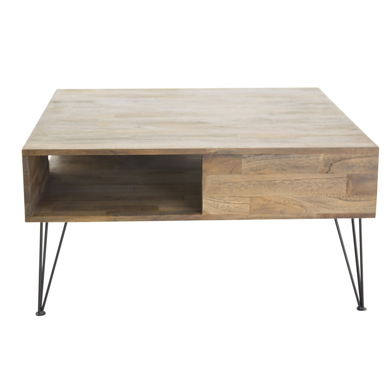 Nectar 80cm Solid Wood Top Console Table