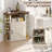 Corner Storage Shelf With USB Ports And Outlets Industrial Organizer-586853501