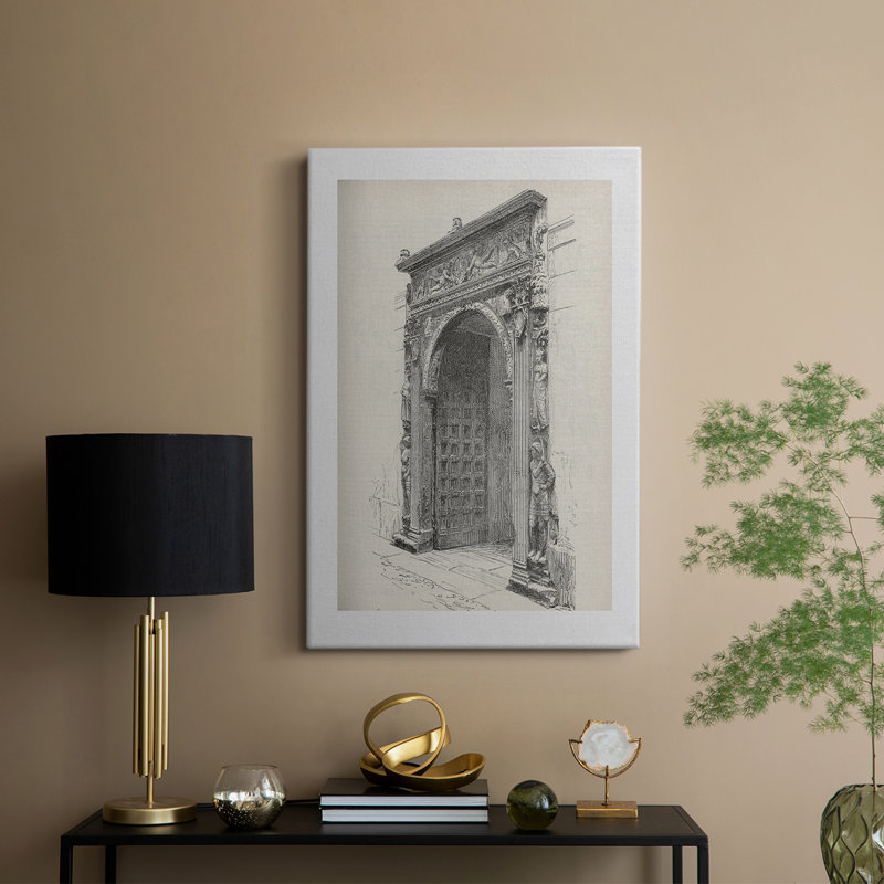 Croquis rétro XCVII - galerie Cavas, H 27 po x l 18 po