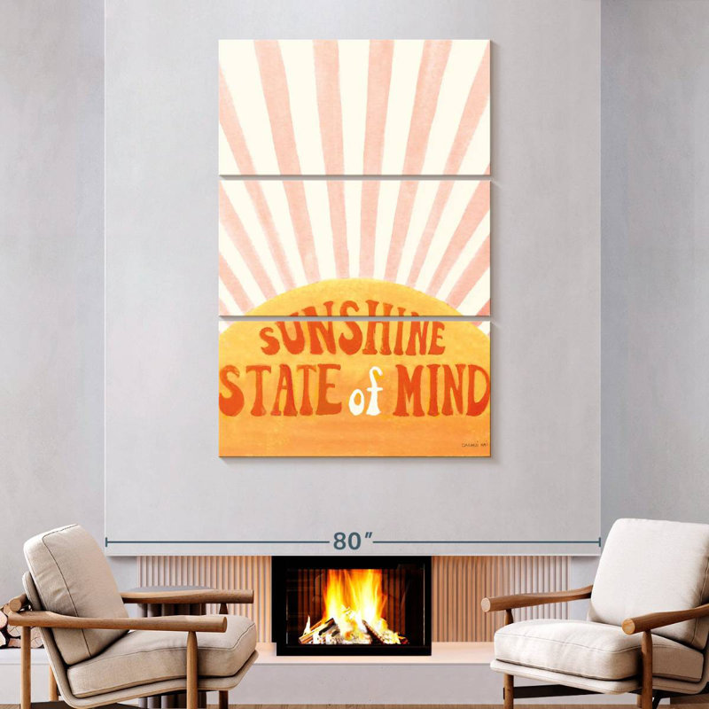 Tergel Sunshine Mind, 74" H x 48" W