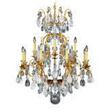 Renaissance 12 - Light Glass Tiered Chandelier