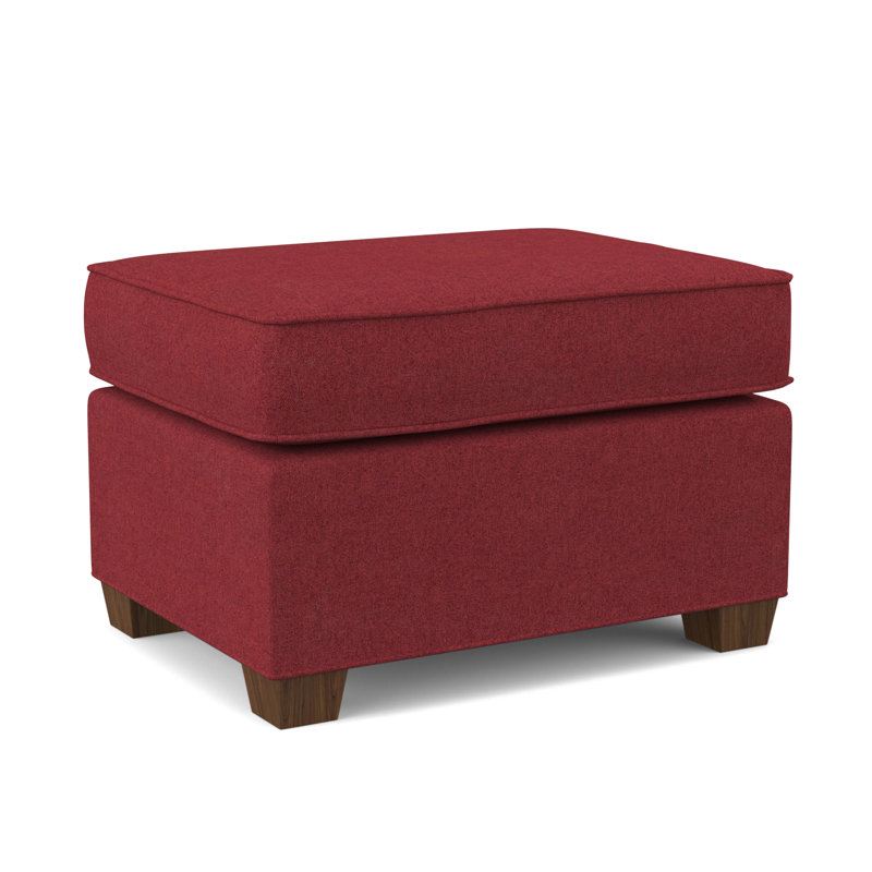 Finn 26" Wide Rectangle Standard Ottoman, Montana Walnut, Dorset Cherry