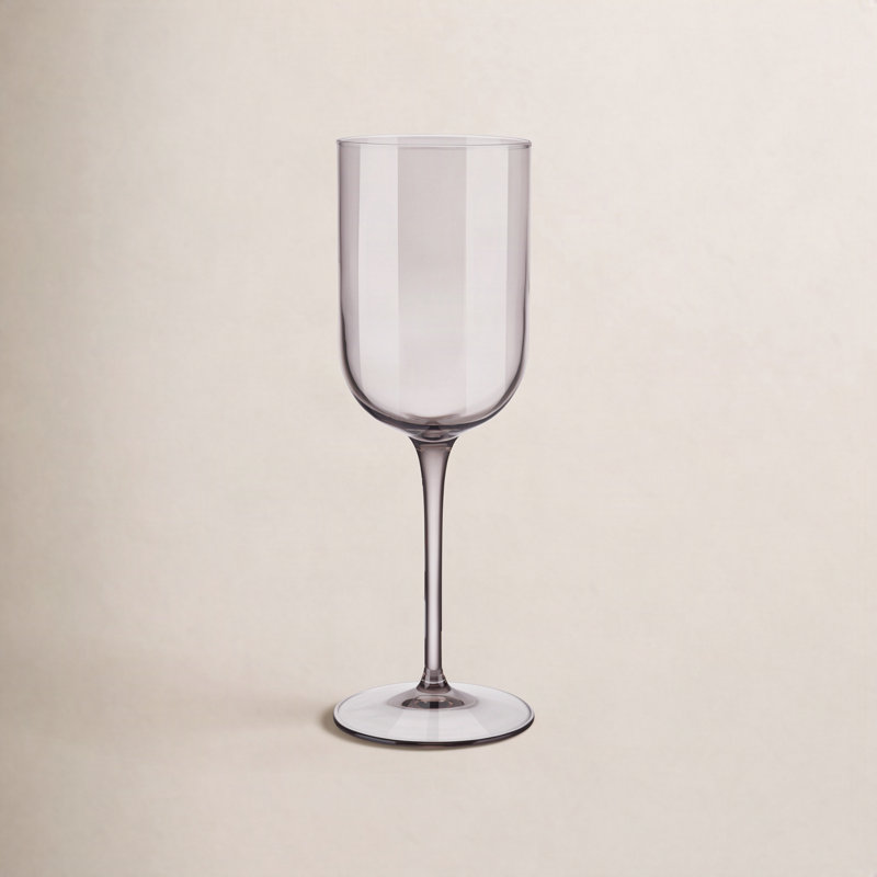 Fuum 4 Piece 9.5 oz. White Wine Glassware, Fungi