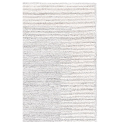 Abstract Hand Tufted Wool, Cotton Solid Color Indoor Rug