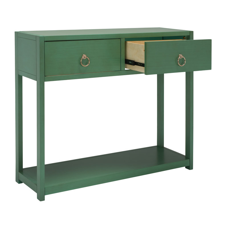Abdulkarim 37.99'' Console Table, Turquoise