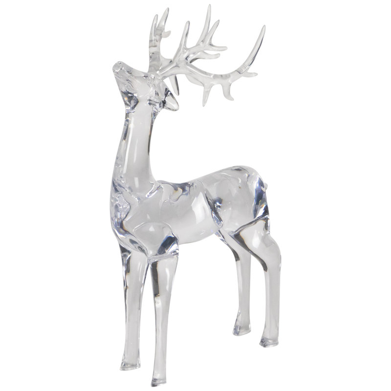 Standing Acrylic Deer Christmas Decoration - 15"