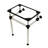 Kingston Brass Templeton Acrylic Console Sink Legs-31820063