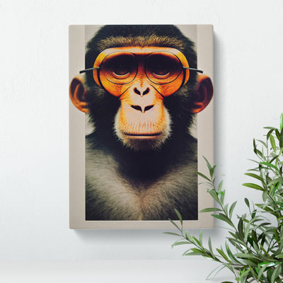 Outstanding Monkey - Wrapped Canvas