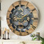 Solid Wood Wall Clock-1163169026