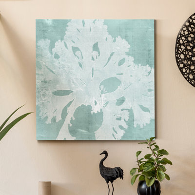 « algues on aqua v », reproduction de peinture sur toile tendue