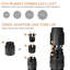 39,33 lb Base de parasol autoportante avec roues, noir-159370292