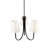 3 - Light Dimmable Chandelier-124348999