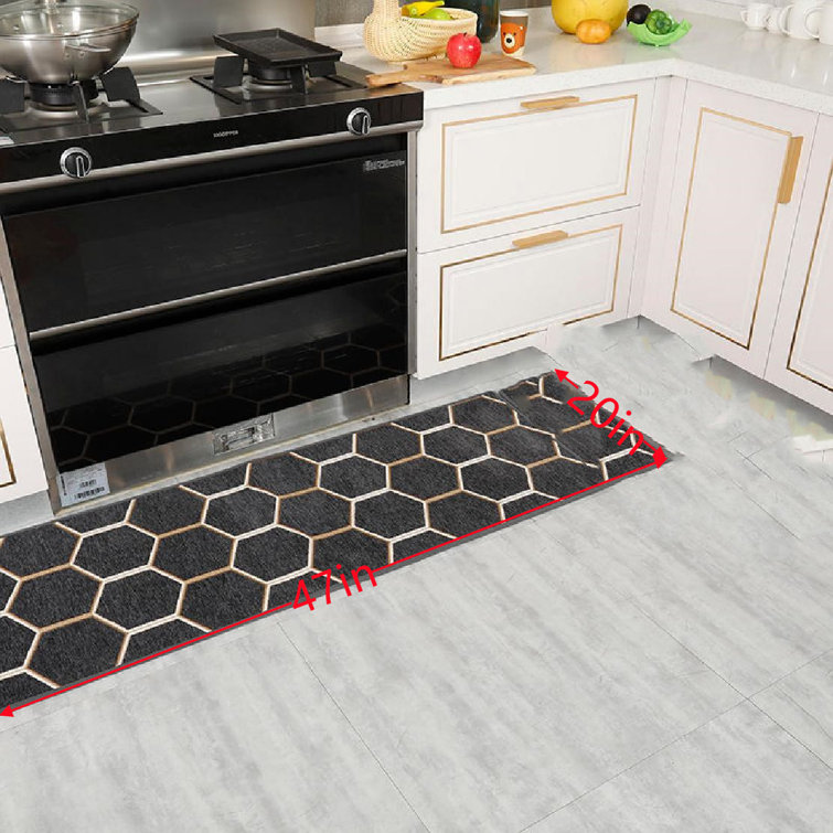 Symple Stuff Matty Memory Foam Anti-Fatigue Non-Skid Kitchen Mat & Reviews