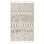 Esposito Geometric Area Rug in Ivory/Black
