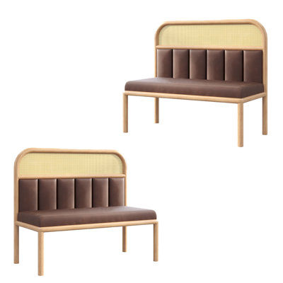 Banc de restaurant léger et luxueux