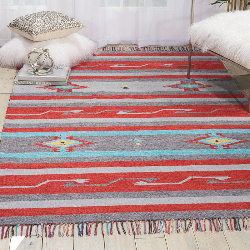 Baur Southwestern Hand Woven Area Rug, Rectangle 152 x 213cm