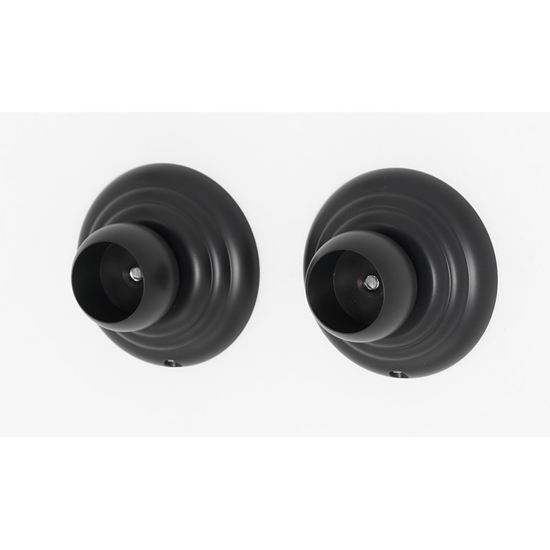 Supports de tringle de douche Stimson avec fabrication en laiton, Bronze