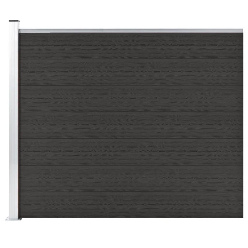 Zayante Fence Panel WPC 175x146 cm, Grey