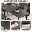 Table de salle à manger 62,99 po Modern Stone-2081653707