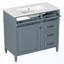 Meuble-lavabo autoportant avec tiroirs et tablette-823439219