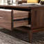Table basse rectangulaire en bois massif