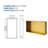 25" X 13" Stainless Steel Shower Niche, Gold-639664434