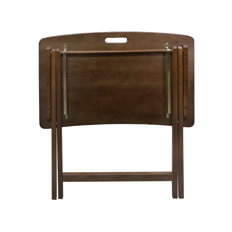 Table pliante portative, Noyer