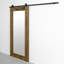 Wyalusing Oak Wood Sliding Barn Door Mirror-1225650215-1225650214