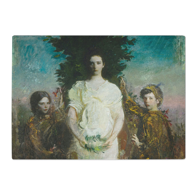 My Children by Abbott Handerson Thayer Chopping Board, 0.4cm H x 28.5cm W x 39cm L