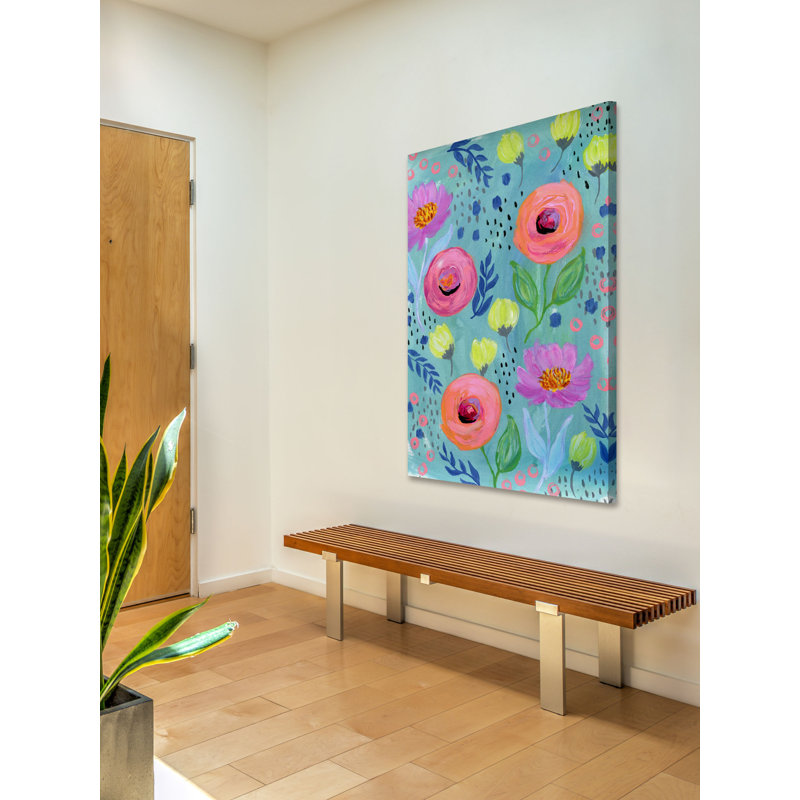 «Déjeuner sur le patio», reproduction sur toile tendue, H 18 po x l 12 po x P 1,5 po