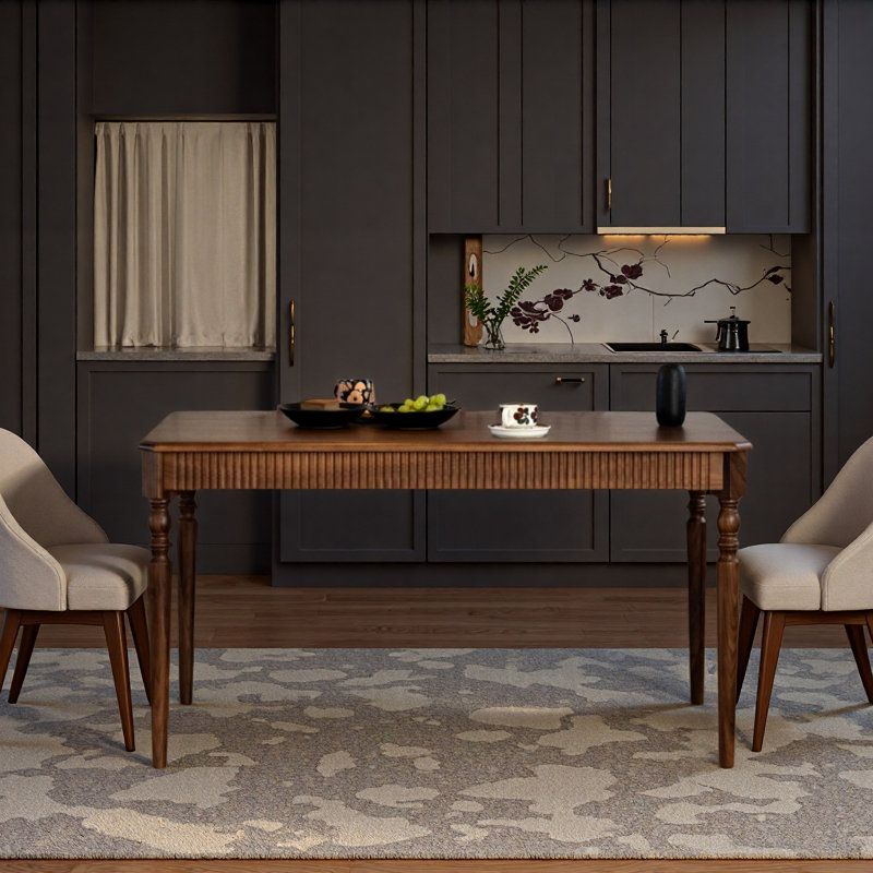 Table de salle à manger American, 29.52”H x 62.99”L x 33.46”W