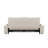 " queen pull out sofa bed | 3-in-1 convertible sleeper | 2 soft pillows | beige velvet | multi-functional design