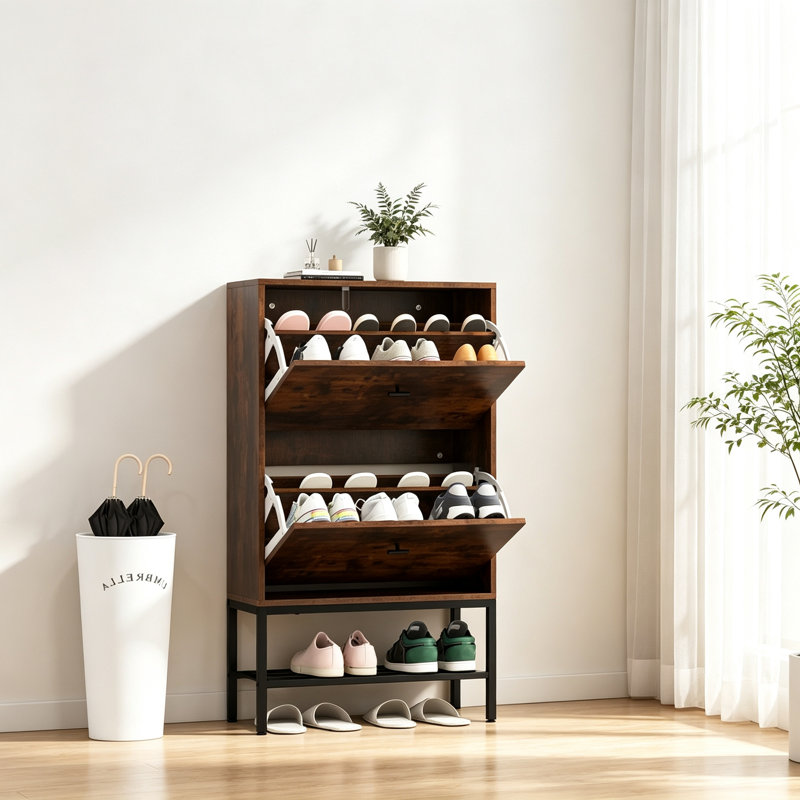 10 Pair Shoe Storage Cabinet