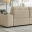 114" Cat-Scratch Resistant 3-Seater Sofa with Asymmetrical Armrest Design and Solid Wood Frame, Pet-Friendly for Modern Living Rooms