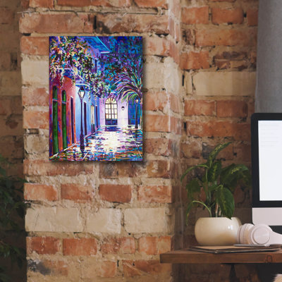  'New Orleans Alley Royal St' by ADEL Canvas Wall Art, 12" x 16"