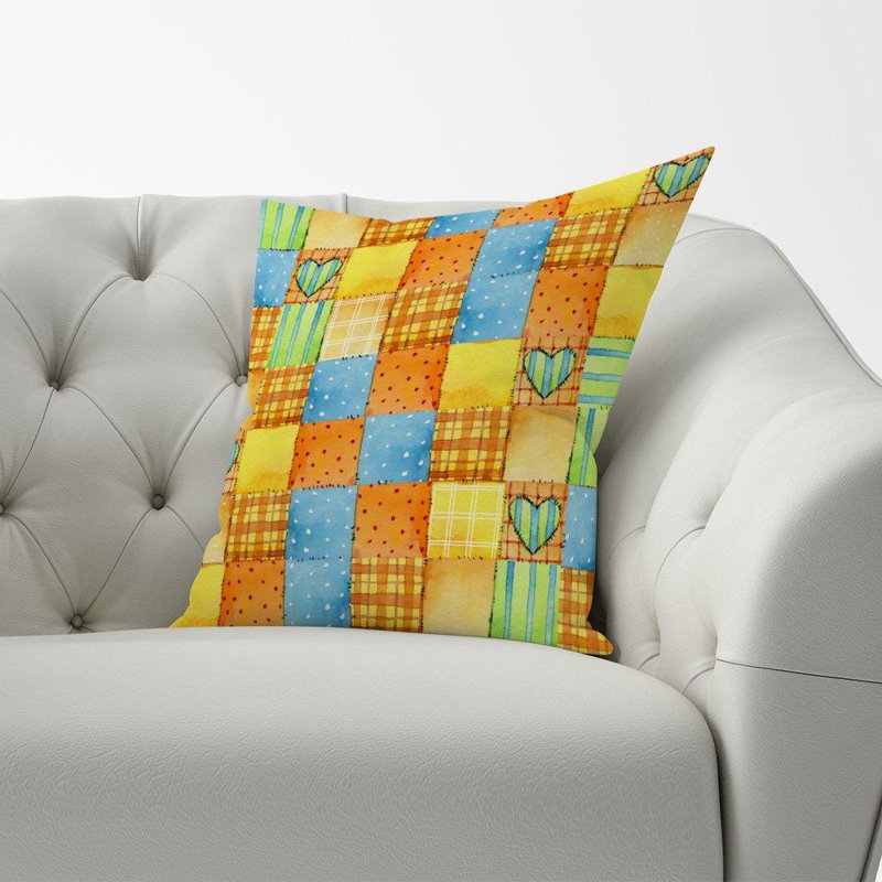 Greco Baby Watercolour Blanket Square Throw Cushion