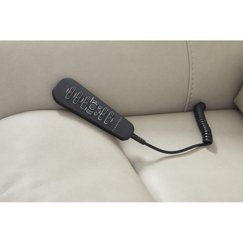 Athena Power Rocking Recliner With Power Headrest, Power Lumbar, Heat & Massage, Gray
