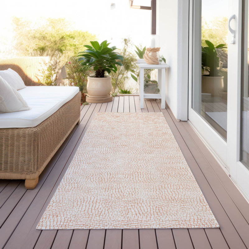 Machine Washable Indoor/Outdoor Chayden ACN1058 Rug, Runner 2'3" x 7'6"