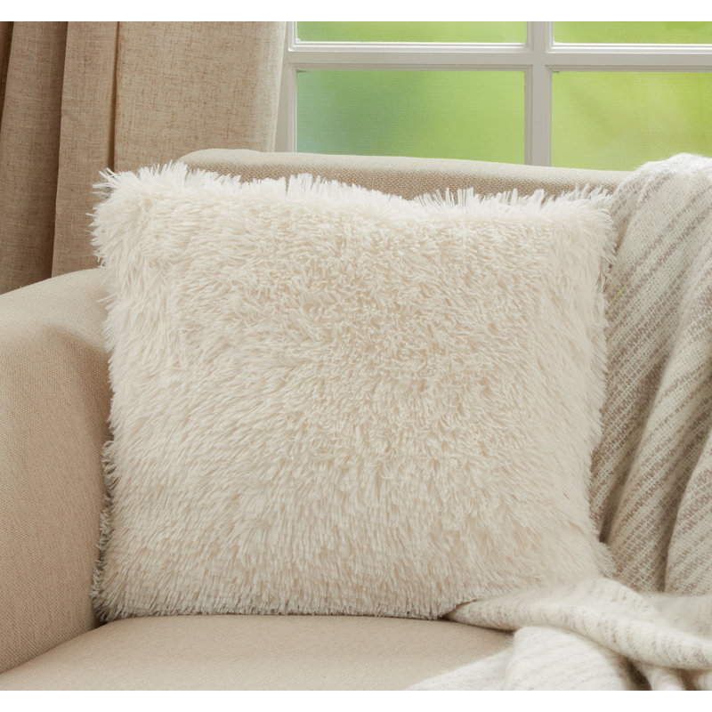 Juneau Collection Reversible Pillow Cover, Ivory