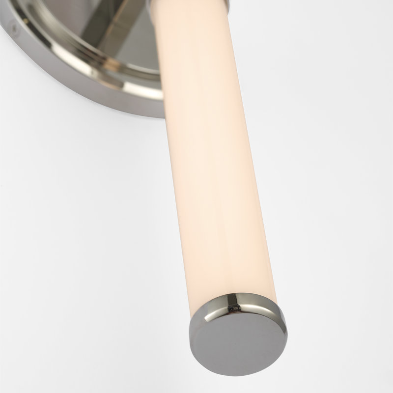 Ralph Lauren Barrett 21" Up and Down Bath Light with White Glass, Polished Nickel
