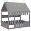Lit de maison avec garde-corps, tente et lumières, cadre de lit en bois avec 3 tablettes de rangement-966234775-966234774