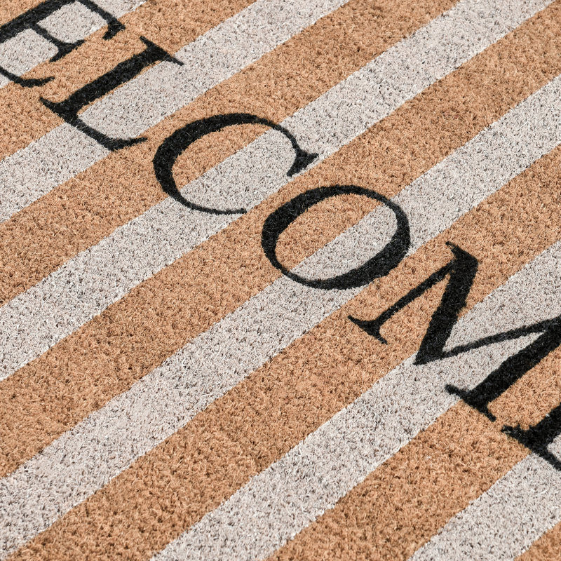 Non-Slip Striped Doormat