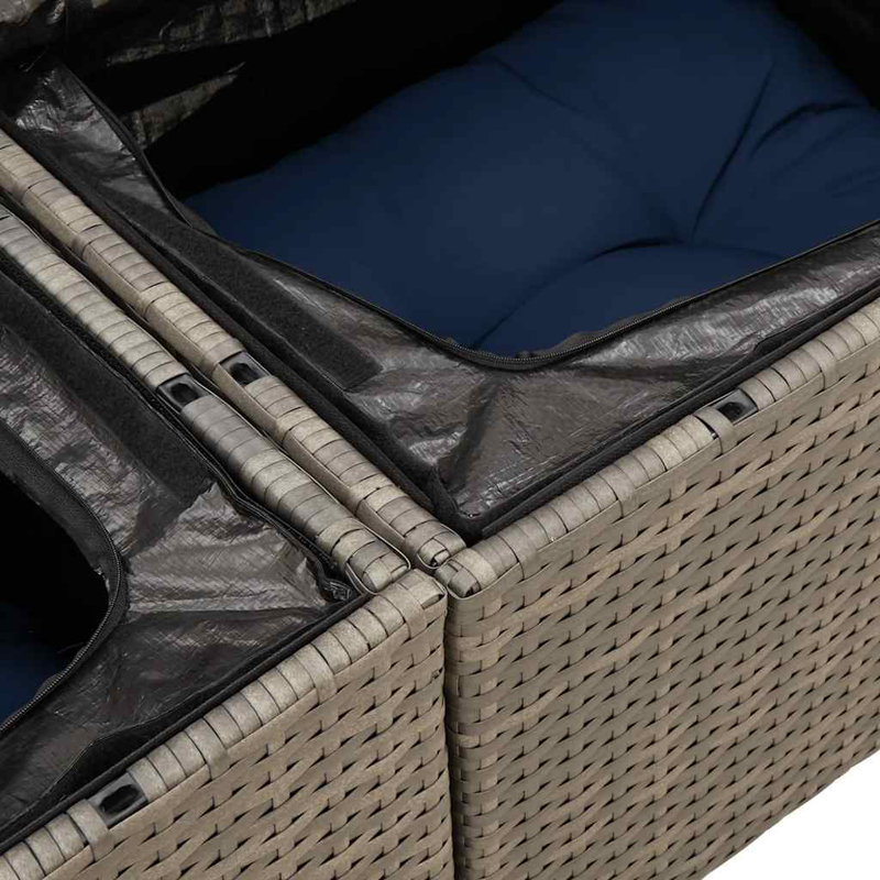 55cm Wide Patio Sofa with Cushions