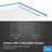 OVE Decors 48" x 34" Rectangle Shower Base Pan, White Acrylic, Hidden Side Drain, Reversible Design