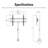 Winado Single Screen Ceiling Mount