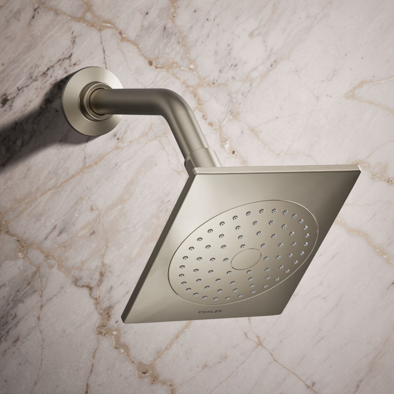 Loure Full/Standard Fixed Shower Head, Vibrant Brushed Nickel